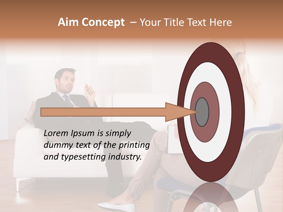 Depression Service Problem PowerPoint Template