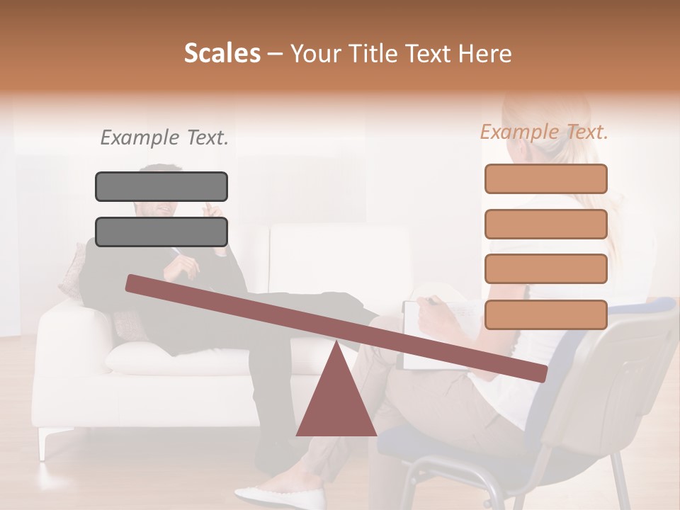Depression Service Problem PowerPoint Template