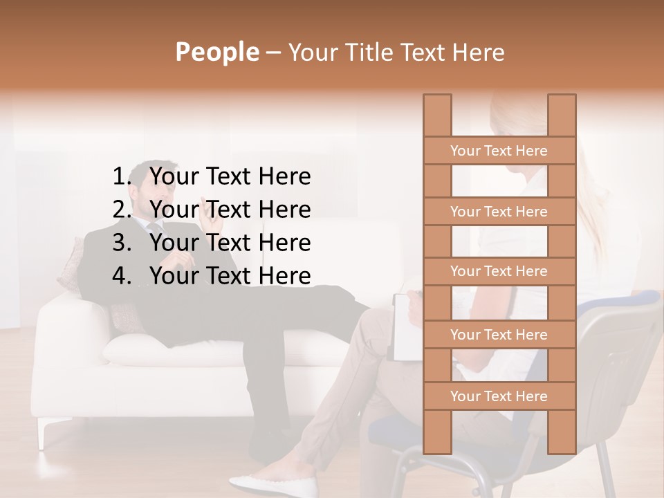 Depression Service Problem PowerPoint Template