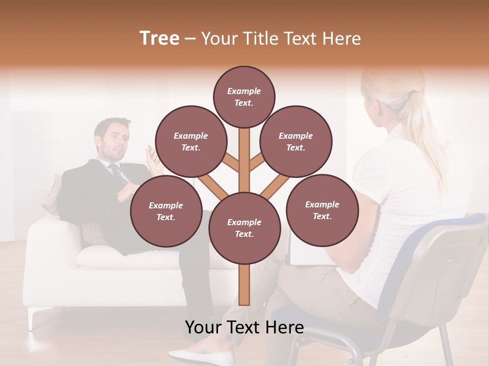Depression Service Problem PowerPoint Template