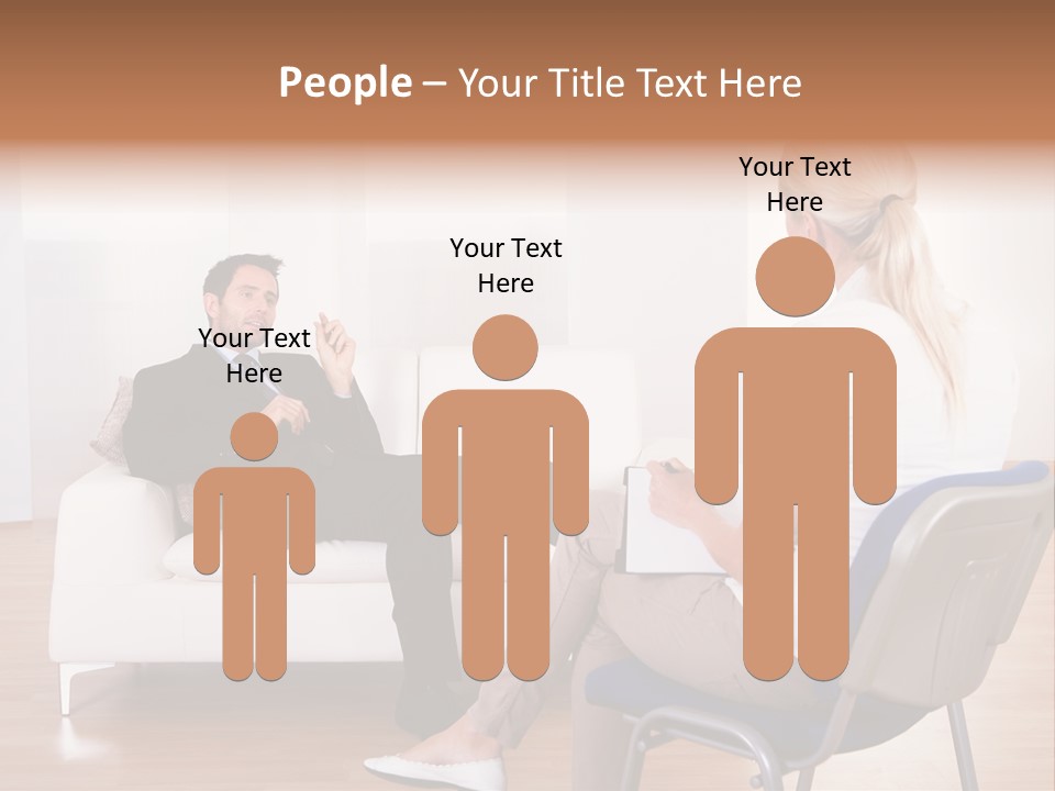 Depression Service Problem PowerPoint Template