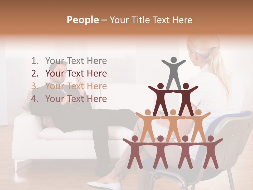 Depression Service Problem PowerPoint Template