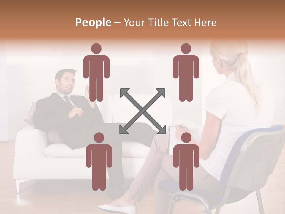 Depression Service Problem PowerPoint Template