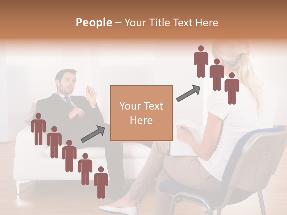 Depression Service Problem PowerPoint Template