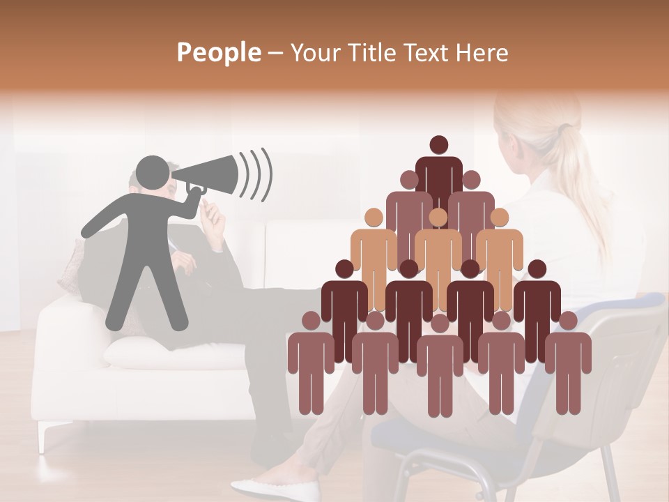 Depression Service Problem PowerPoint Template