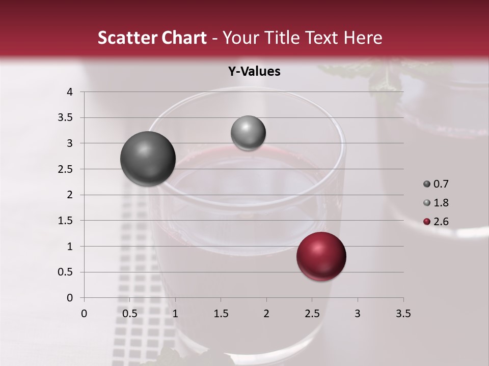 A Table Topped With Glasses Filled With Liquid PowerPoint Template