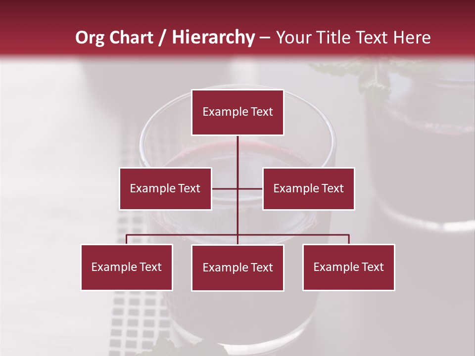 A Table Topped With Glasses Filled With Liquid PowerPoint Template