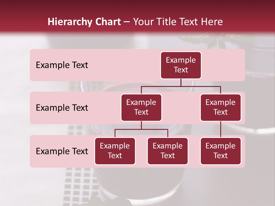 A Table Topped With Glasses Filled With Liquid PowerPoint Template