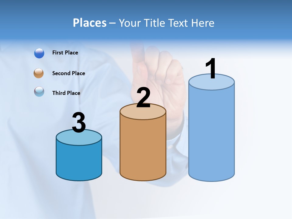 Ancient Bronze Blue PowerPoint Template