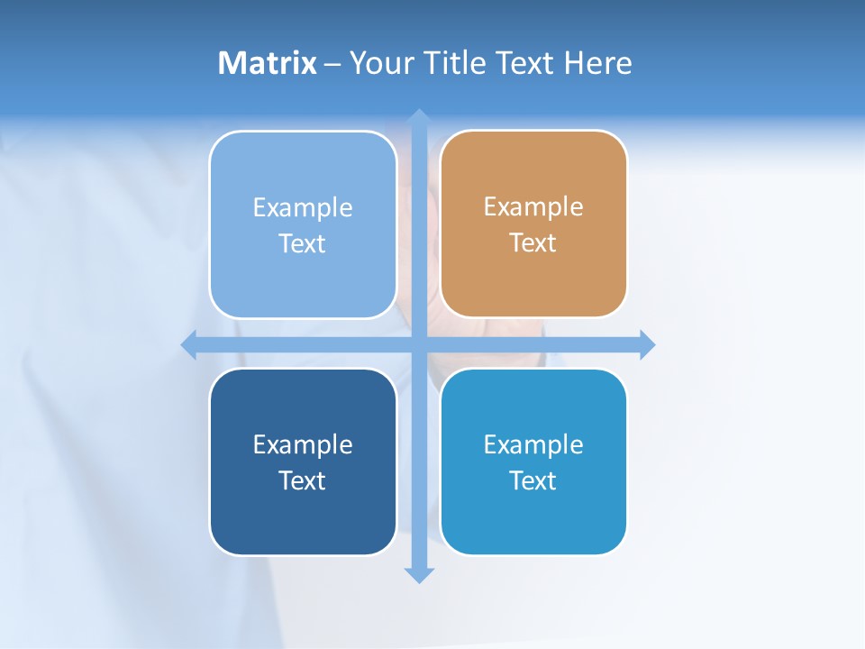 Ancient Bronze Blue PowerPoint Template