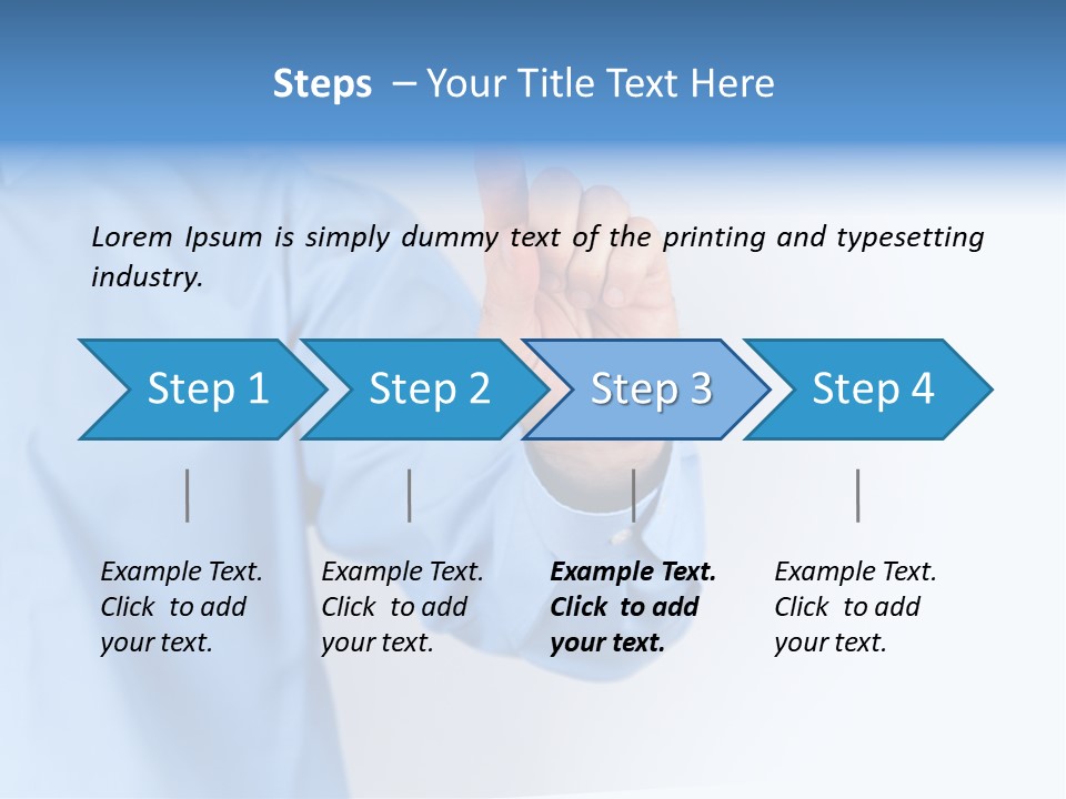 Ancient Bronze Blue PowerPoint Template