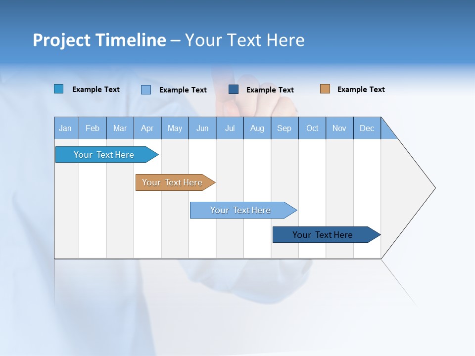 Ancient Bronze Blue PowerPoint Template