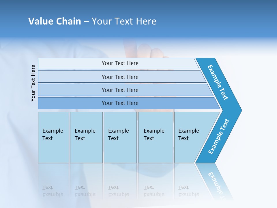 Ancient Bronze Blue PowerPoint Template