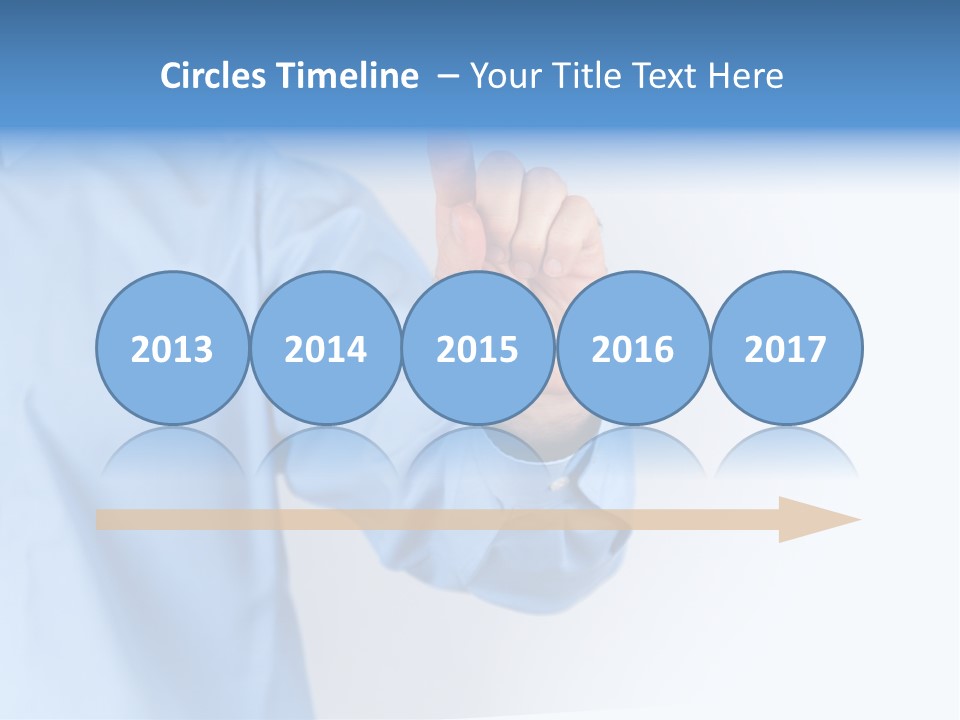 Ancient Bronze Blue PowerPoint Template
