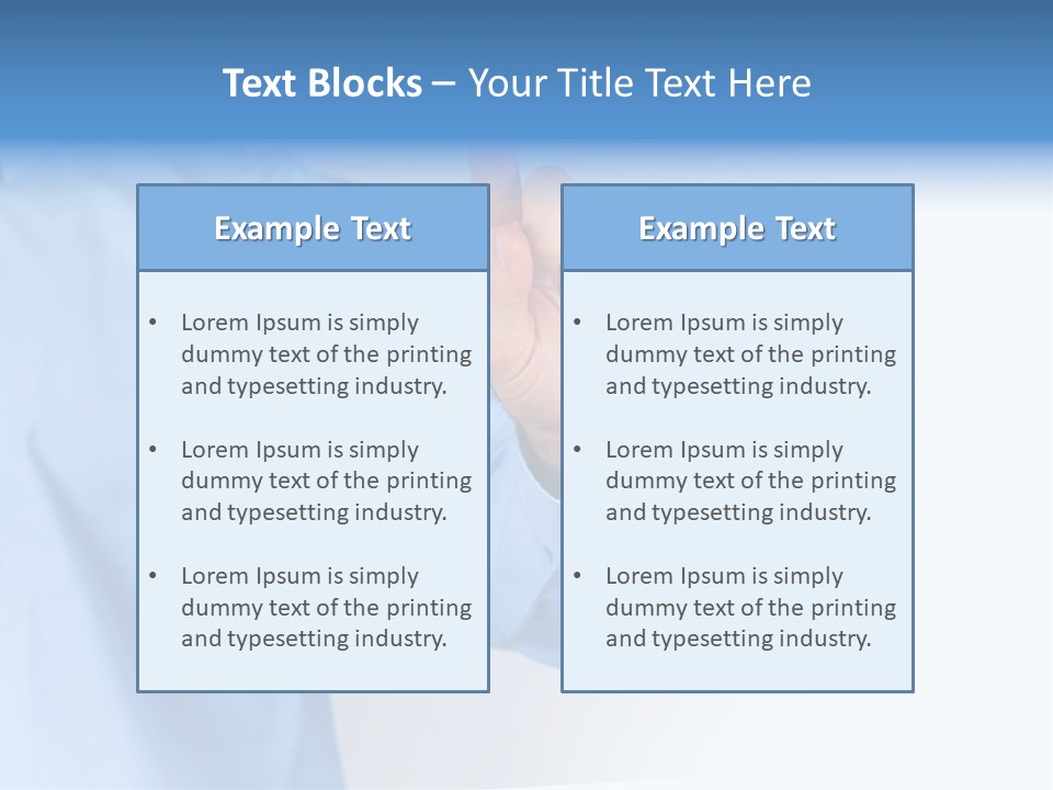 Ancient Bronze Blue PowerPoint Template