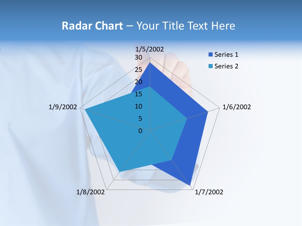 Ancient Bronze Blue PowerPoint Template