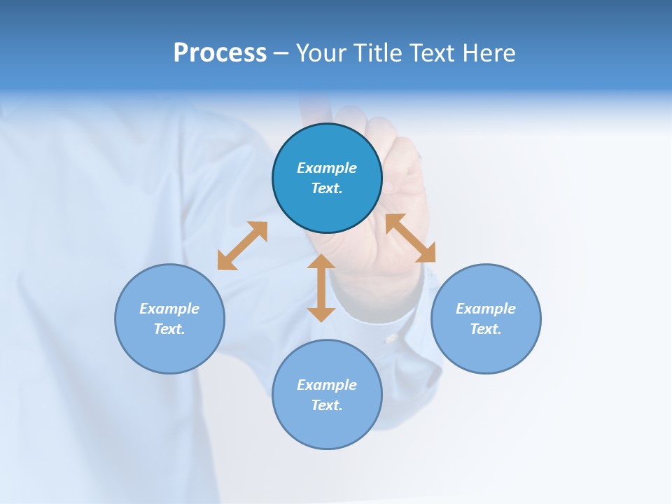 Ancient Bronze Blue PowerPoint Template