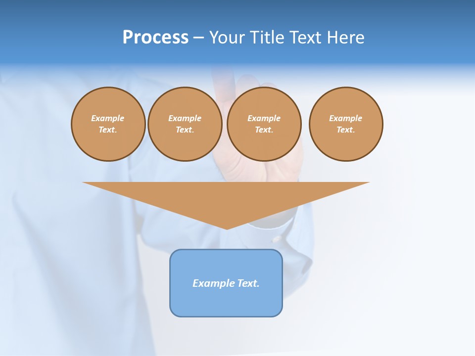 Ancient Bronze Blue PowerPoint Template