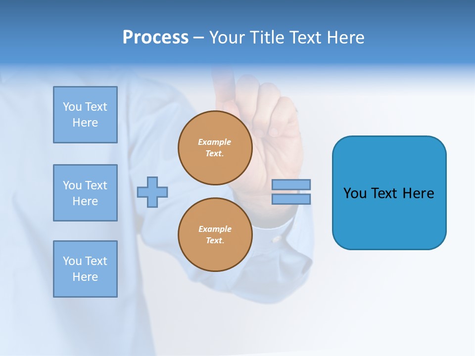 Ancient Bronze Blue PowerPoint Template