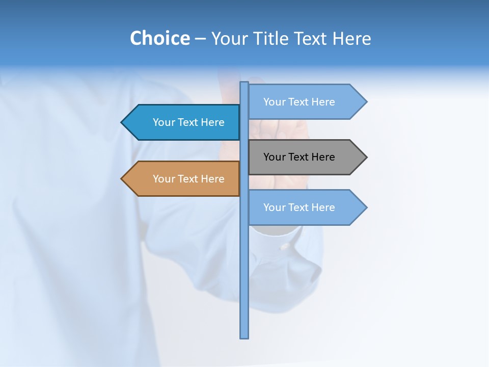 Ancient Bronze Blue PowerPoint Template