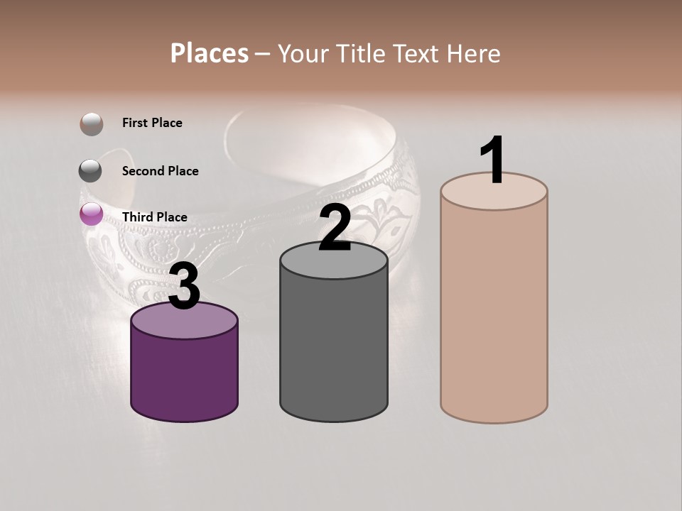 Ancient Bronze Blue PowerPoint Template