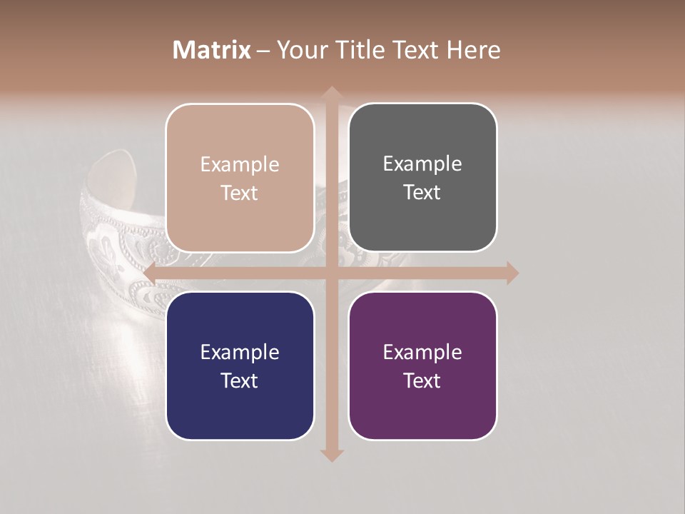 Ancient Bronze Blue PowerPoint Template