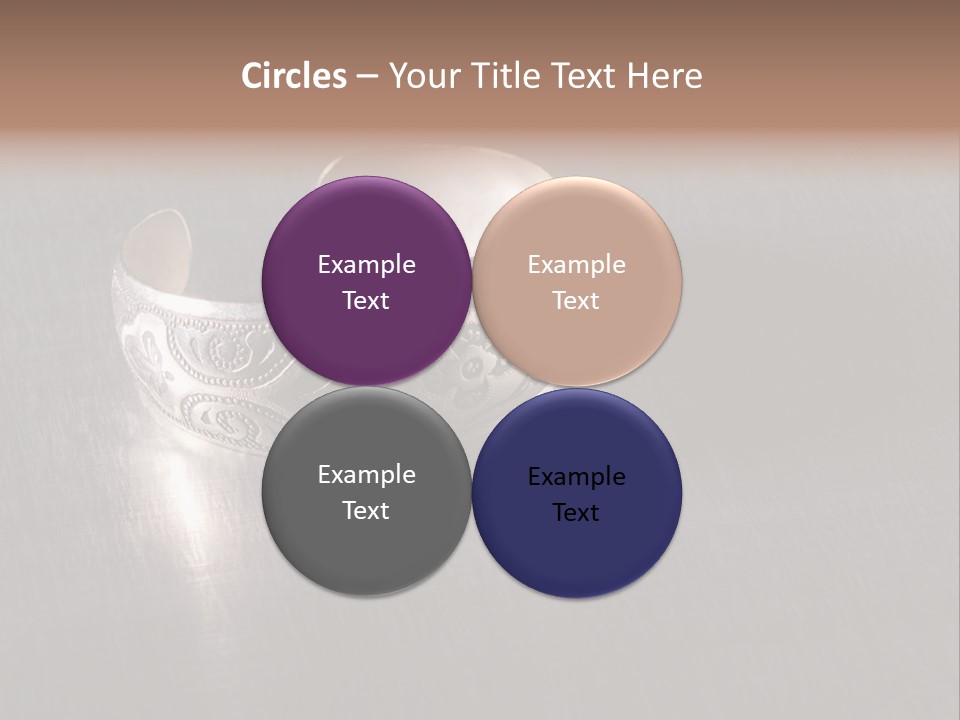 Ancient Bronze Blue PowerPoint Template