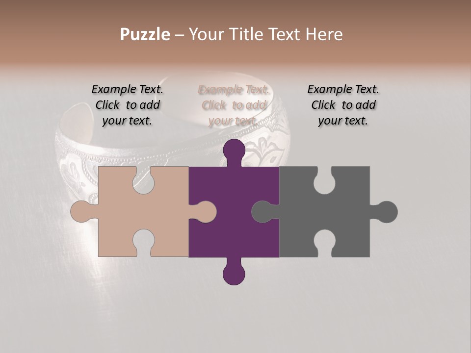 Ancient Bronze Blue PowerPoint Template