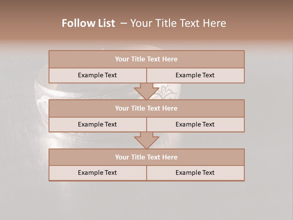 Ancient Bronze Blue PowerPoint Template