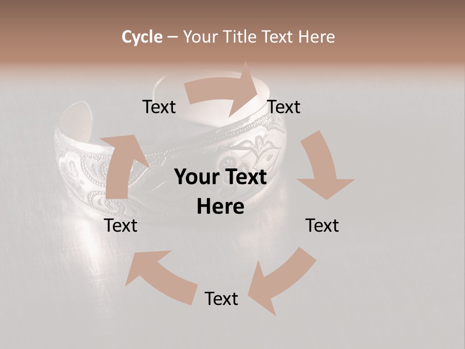Ancient Bronze Blue PowerPoint Template