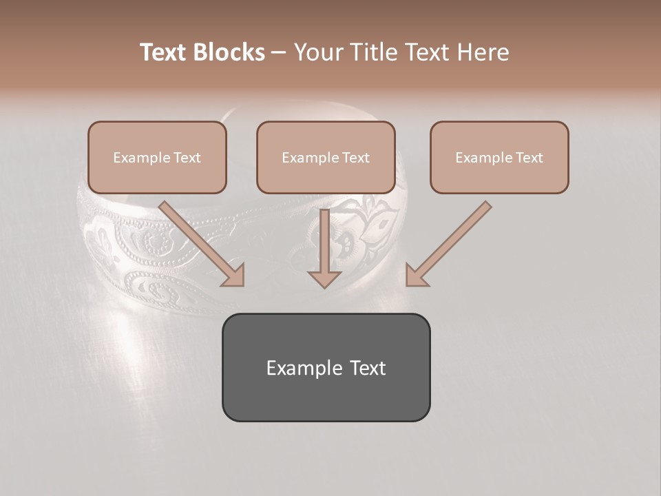 Ancient Bronze Blue PowerPoint Template