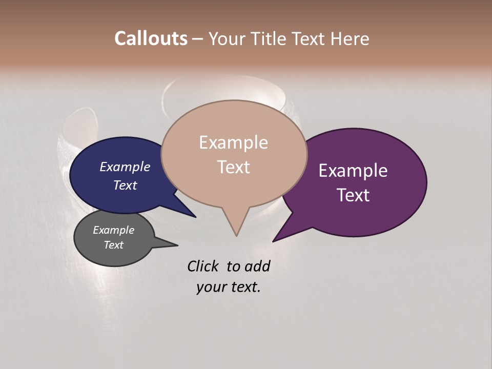 Ancient Bronze Blue PowerPoint Template