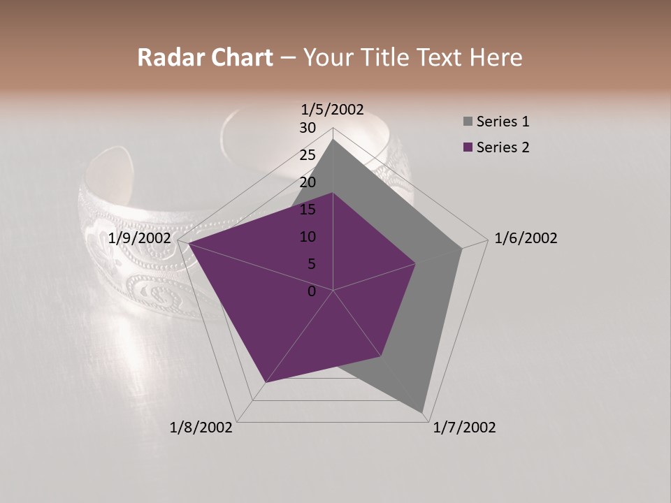 Ancient Bronze Blue PowerPoint Template