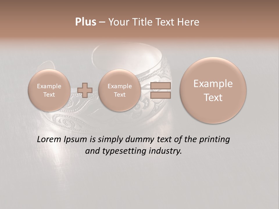 Ancient Bronze Blue PowerPoint Template