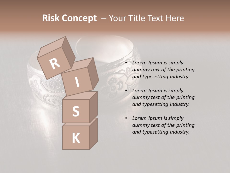 Ancient Bronze Blue PowerPoint Template