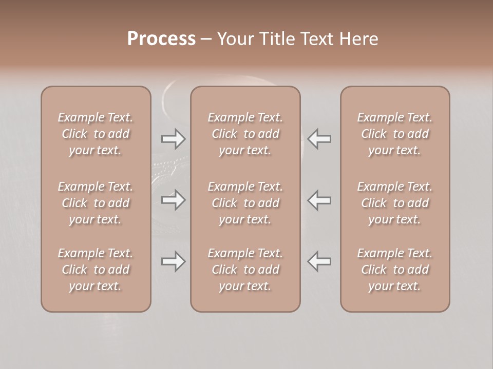 Ancient Bronze Blue PowerPoint Template