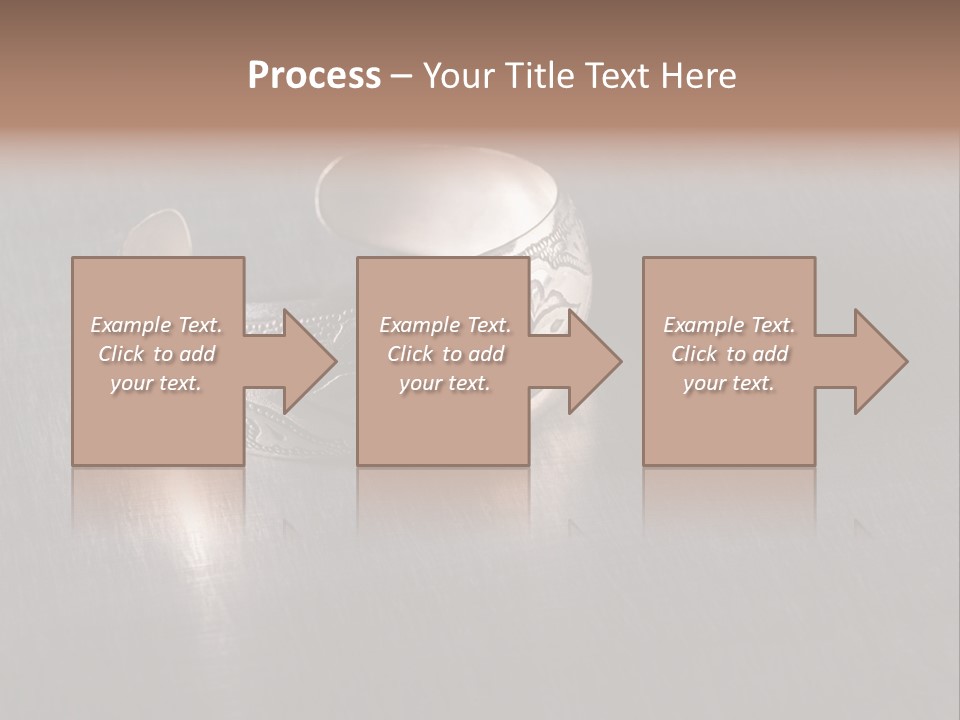 Ancient Bronze Blue PowerPoint Template