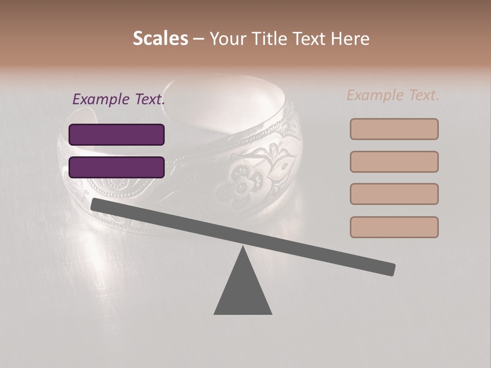 Ancient Bronze Blue PowerPoint Template