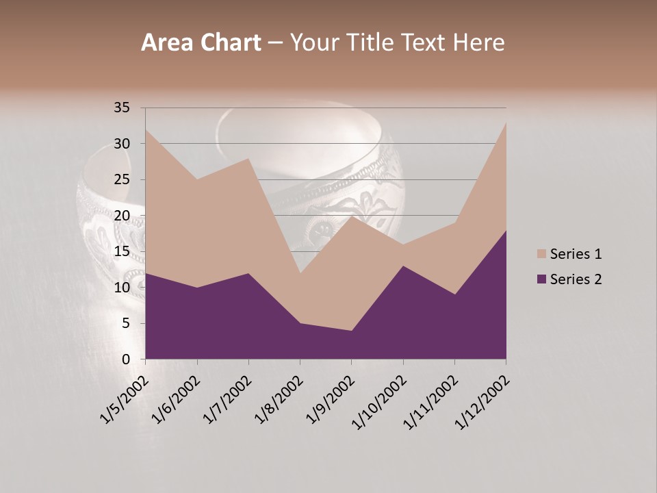 Ancient Bronze Blue PowerPoint Template