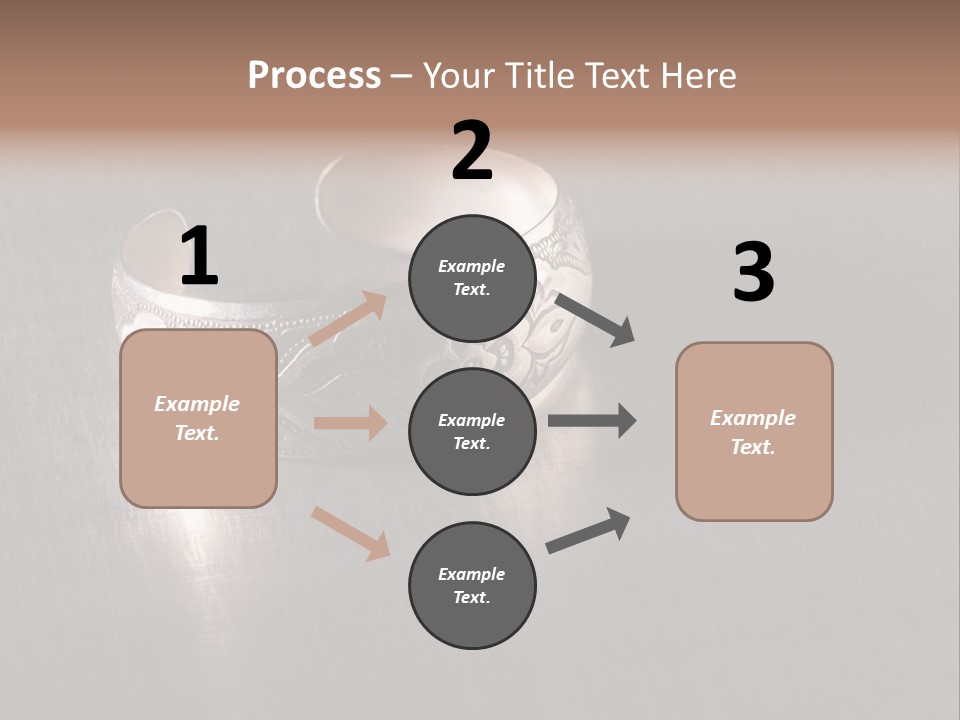 Ancient Bronze Blue PowerPoint Template
