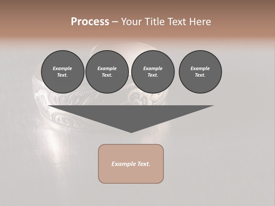 Ancient Bronze Blue PowerPoint Template