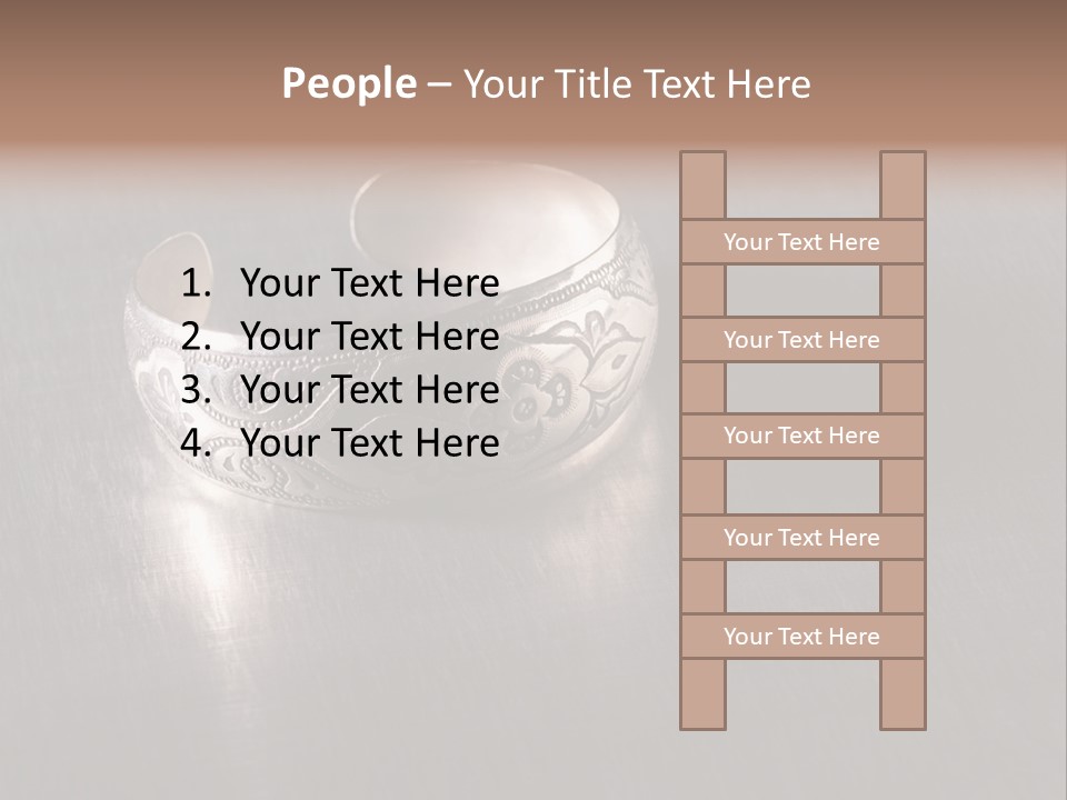 Ancient Bronze Blue PowerPoint Template