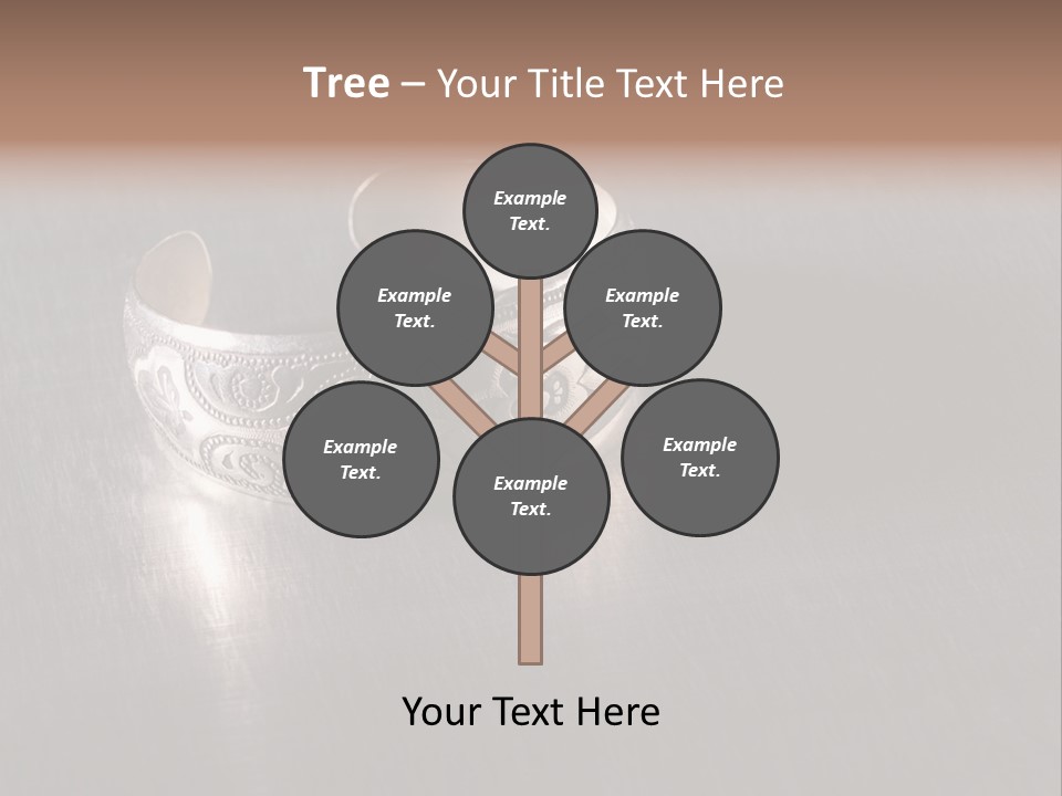 Ancient Bronze Blue PowerPoint Template