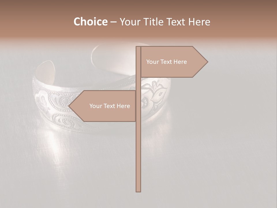 Ancient Bronze Blue PowerPoint Template