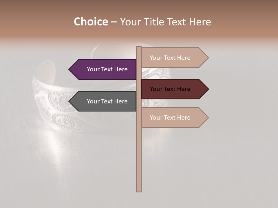 Ancient Bronze Blue PowerPoint Template