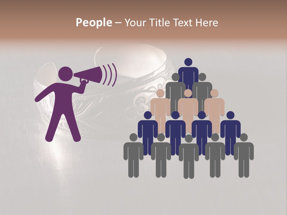 Ancient Bronze Blue PowerPoint Template