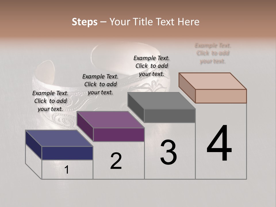 Ancient Bronze Blue PowerPoint Template