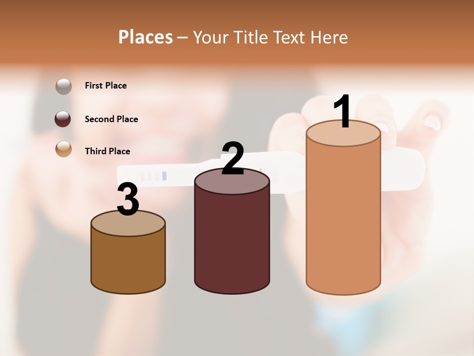 A Woman Holding A Toothbrush In Her Hand PowerPoint Template