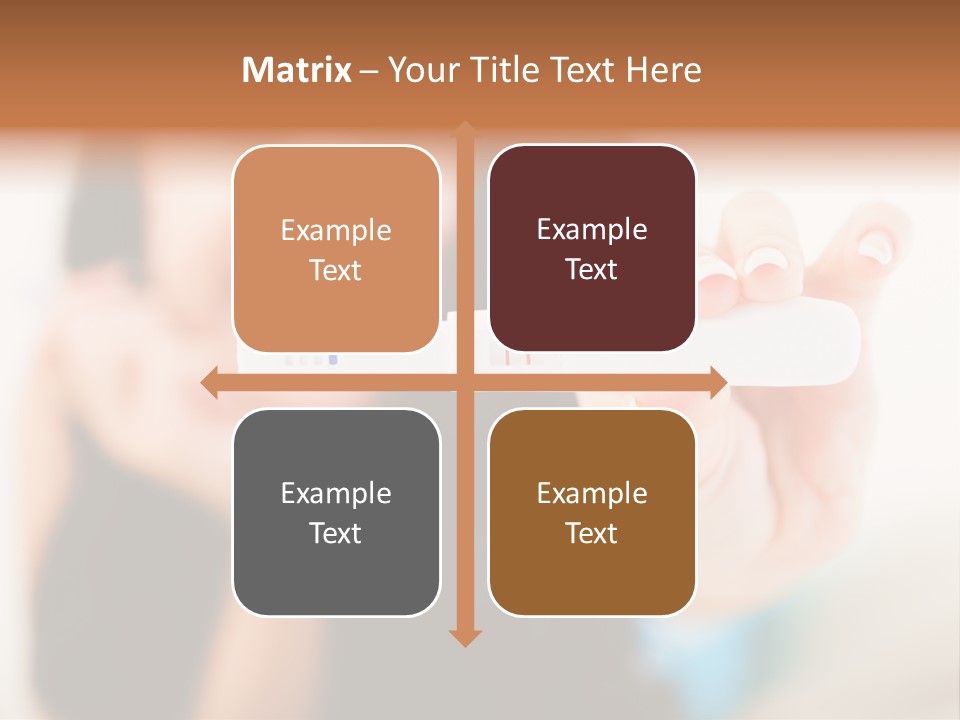 A Woman Holding A Toothbrush In Her Hand PowerPoint Template