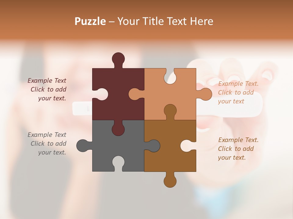 A Woman Holding A Toothbrush In Her Hand PowerPoint Template